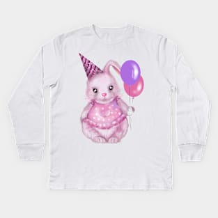 honey bunny Kids Long Sleeve T-Shirt